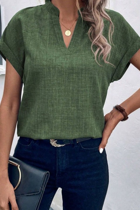Ženska bluza VOELINA GREEN, Boja: zelena, IVET.BA - Nova Kolekcija
