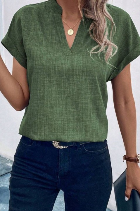 Ženska bluza VOELINA GREEN, Boja: zelena, IVET.BA - Nova Kolekcija
