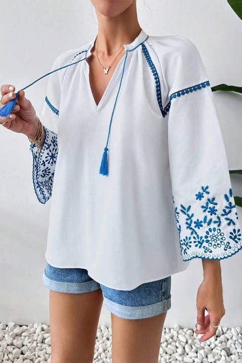 Ženska bluza ELFINSA, Boja: bela, IVET.BA - Nova Kolekcija