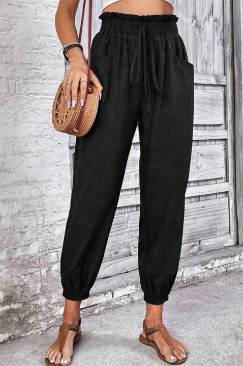 Pantalone RIMEODA BLACK, Boja: crna, IVET.BA - Nova Kolekcija