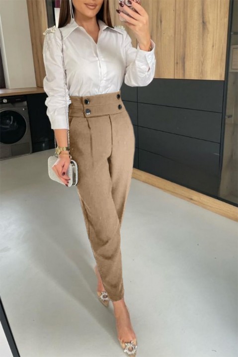 Pantalone HOLFERDA BEIGE, Boja: bež, IVET.BA - Nova Kolekcija