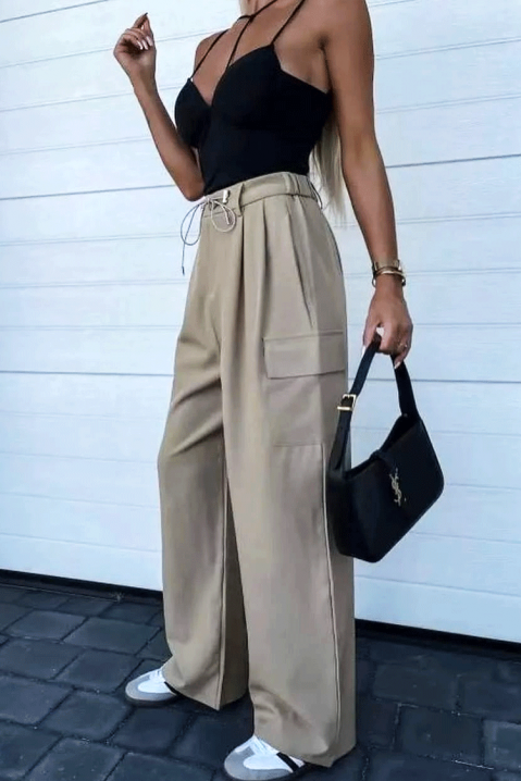 Pantalone NERMOLDA BEIGE, Boja: bež, IVET.BA - Nova Kolekcija