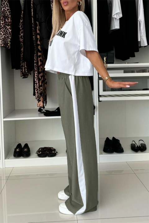 Pantalone NERFOIDA KHAKI, Boja: kaki, IVET.BA - Nova Kolekcija