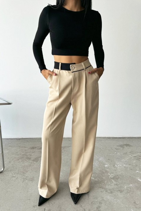 Pantalone MEDIASA BEIGE, Boja: bež, IVET.BA - Nova Kolekcija