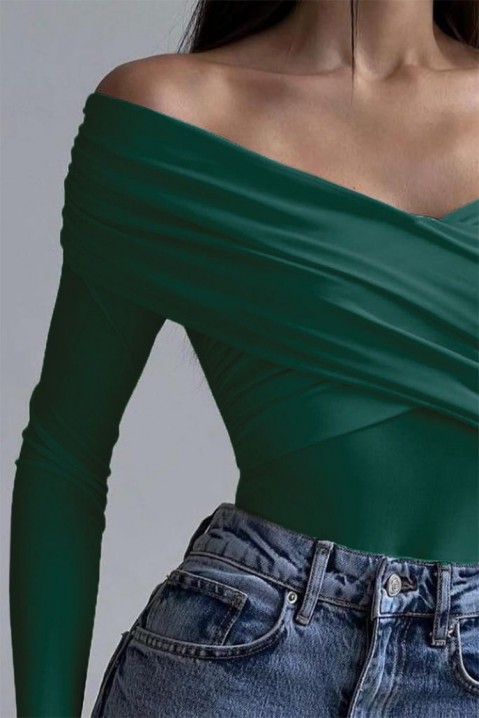 Bodi - bluza VELIENA GREEN, Boja: zelena, IVET.BA - Nova Kolekcija